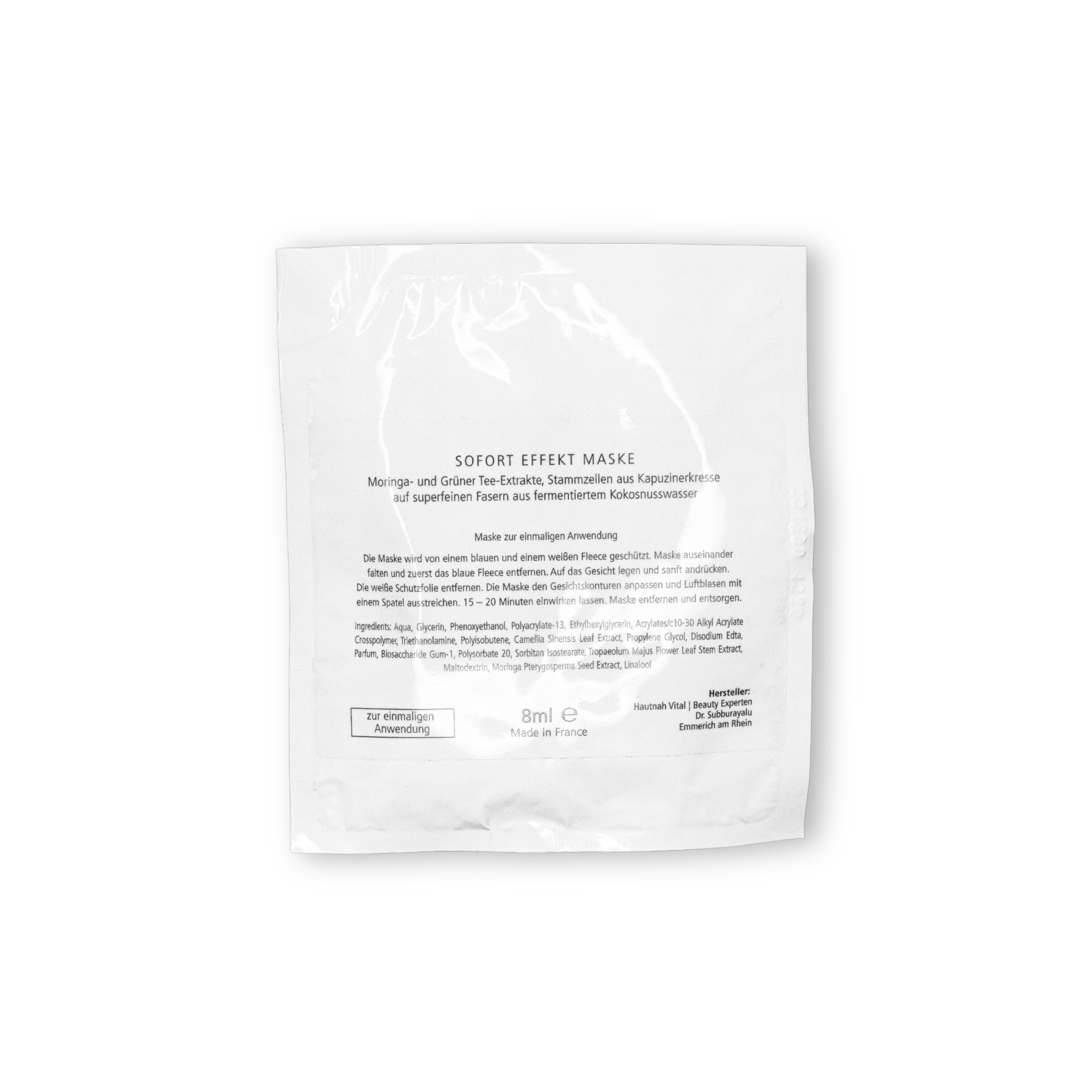sofort effekt maske